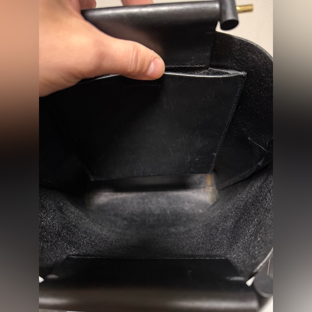 BUILDING BLOCK Business Bag : Black Leather - Picture 11 of 14